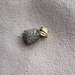10KT Solid gold tiny heart pendant